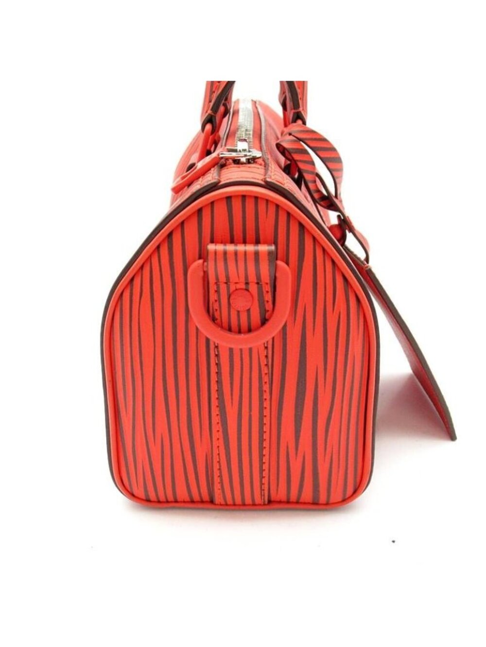 Louis Vuitton Keepall Bandouliere 25 LV Park Seo Bo Epi Handbag Rouge - Picture 5 of 8